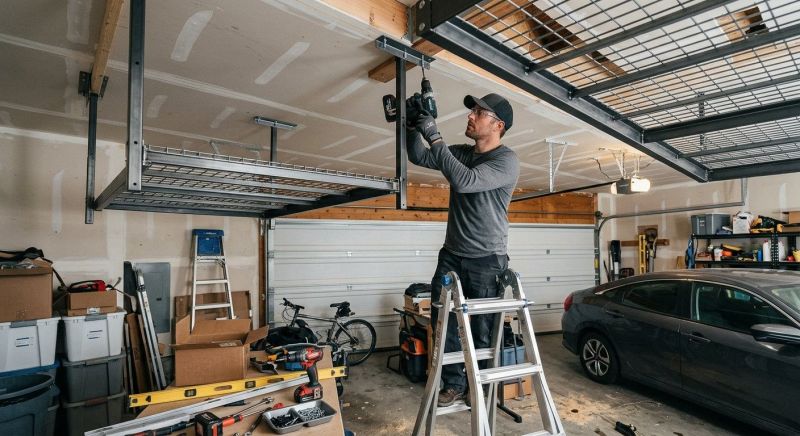 Garage Tool Rack Installation in Arlington, VA