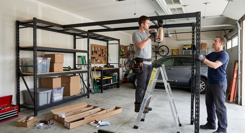 Garage Tool Rack Installation in Alexandria, VA